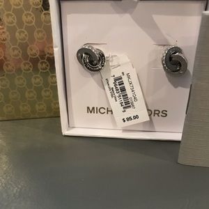 ***ELEGANT***MICHAEL KORS STERLING SILVER .925 EARRINGS